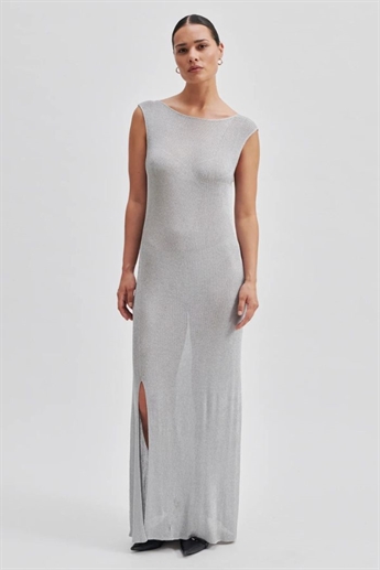 Second Female, Ellia Knit Dress, Silver